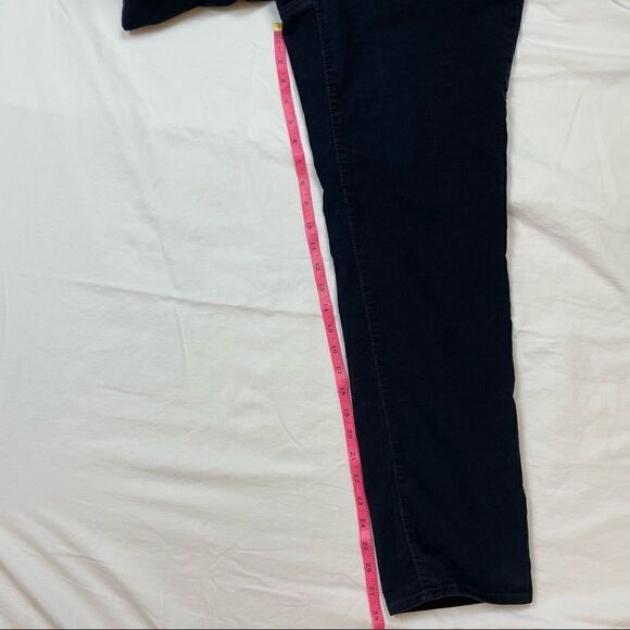 Eddie Bauer Boyfriend Relaxed Dark Blue Corduroy Pants, Size P2-EU - Picture 14 of 16